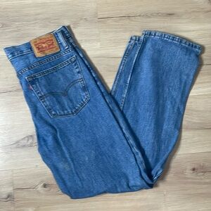 Levi's 516 Blue Denim Jeans. Size‎ 34x30. Some stains, see photos! Life left!